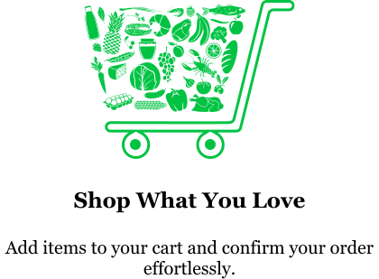 Add items to your cart