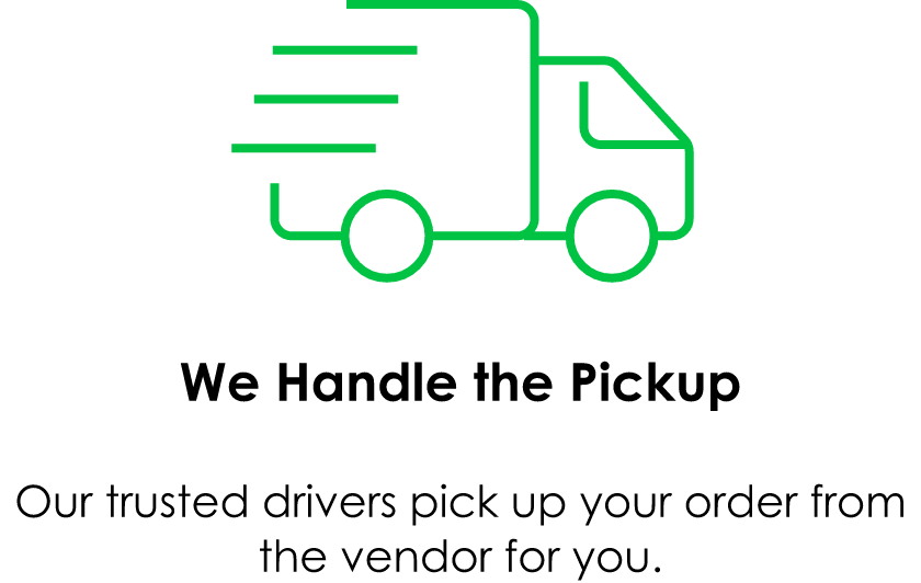 We deliver your order